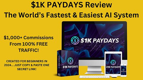 $1K PAYDAYS Review – The World’s Fastest & Easiest AI System 