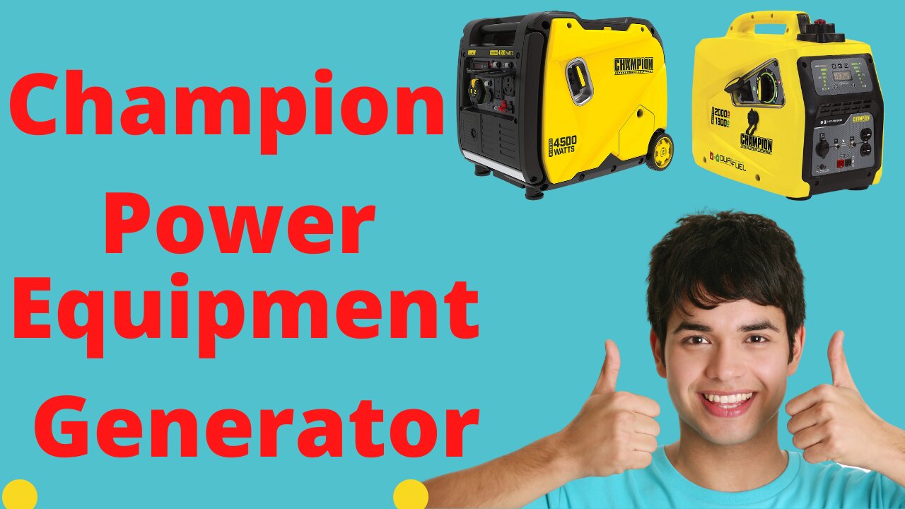 Champion 15000 Watt Generator.