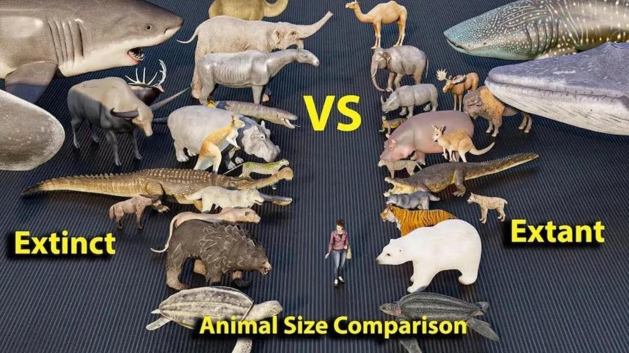 Animal Size Comparison in 3D Animation