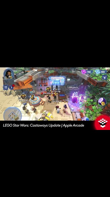 #Shorts LEGO Star Wars: Castaways Update with the new Social Hub | Apple Arcade