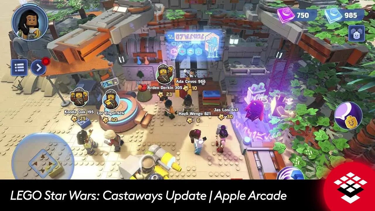 #Shorts LEGO Star Wars: Castaways Update with the new Social Hub | Apple Arcade