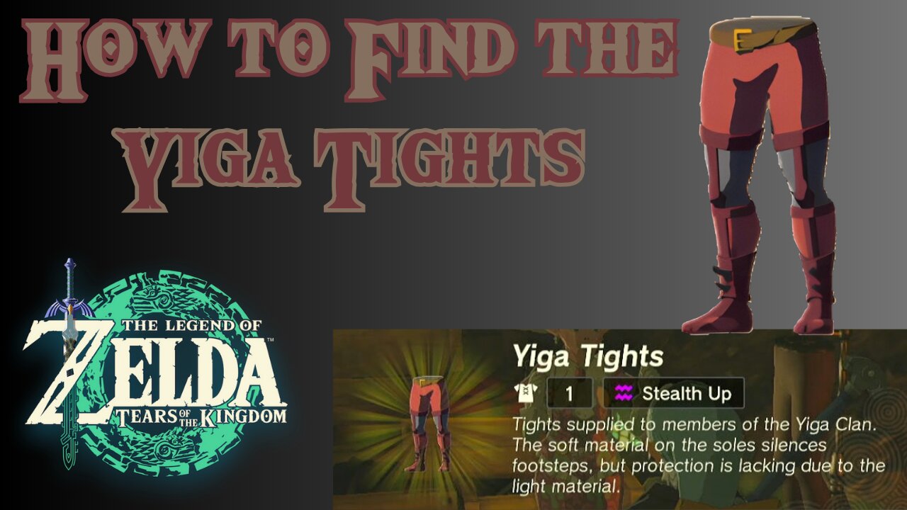 How to Find the Yiga Tights in The Legend of Zelda: Tears of the Kingdom!!! #totk