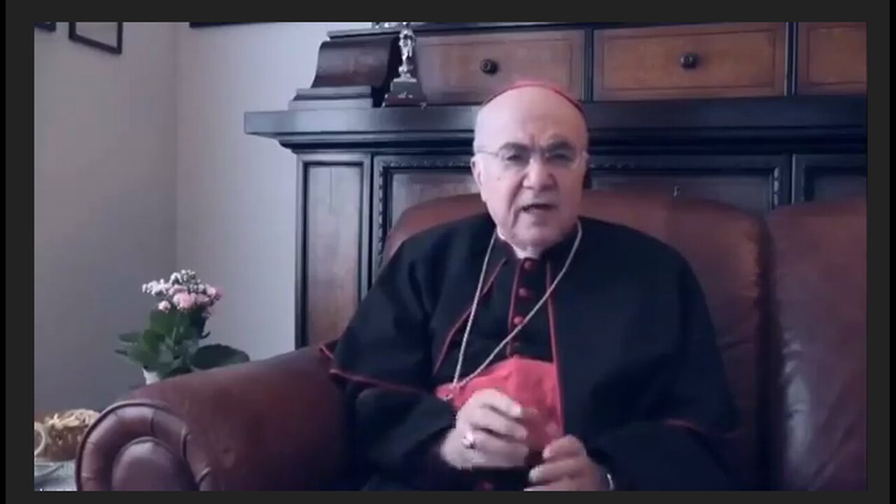 Archbishop Carlo Maria Vigano says the deep state is in bed with the deep church