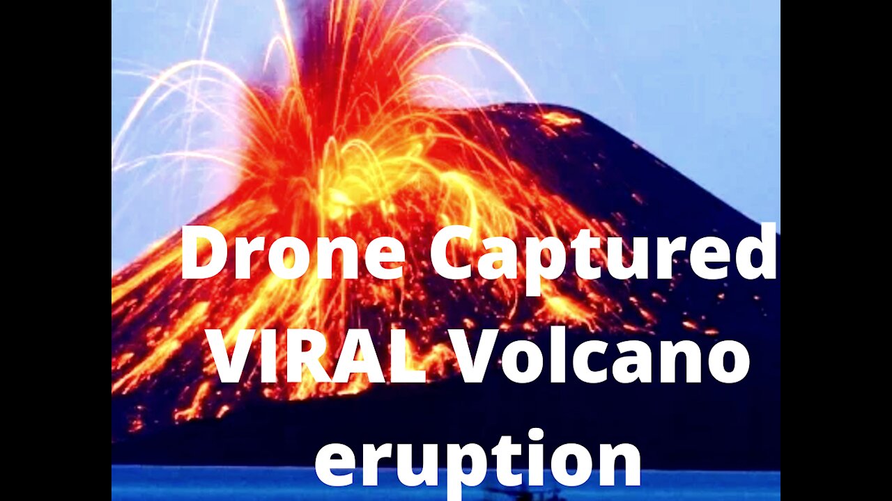 Iceland Volcano eruption Drone Viral most beautiful video