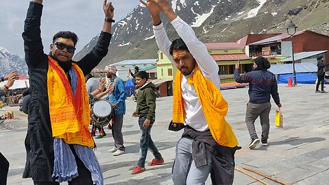 kedarnath temple dance🥰