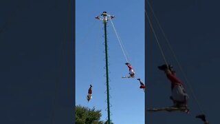 Lake Chapala, Mexico. Dangling by a rope!