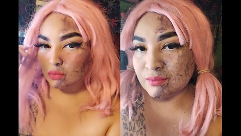 pink veins bruce face sfxtutorial