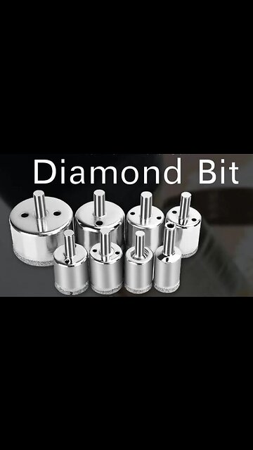 Diamond Coated Drill Bits Set