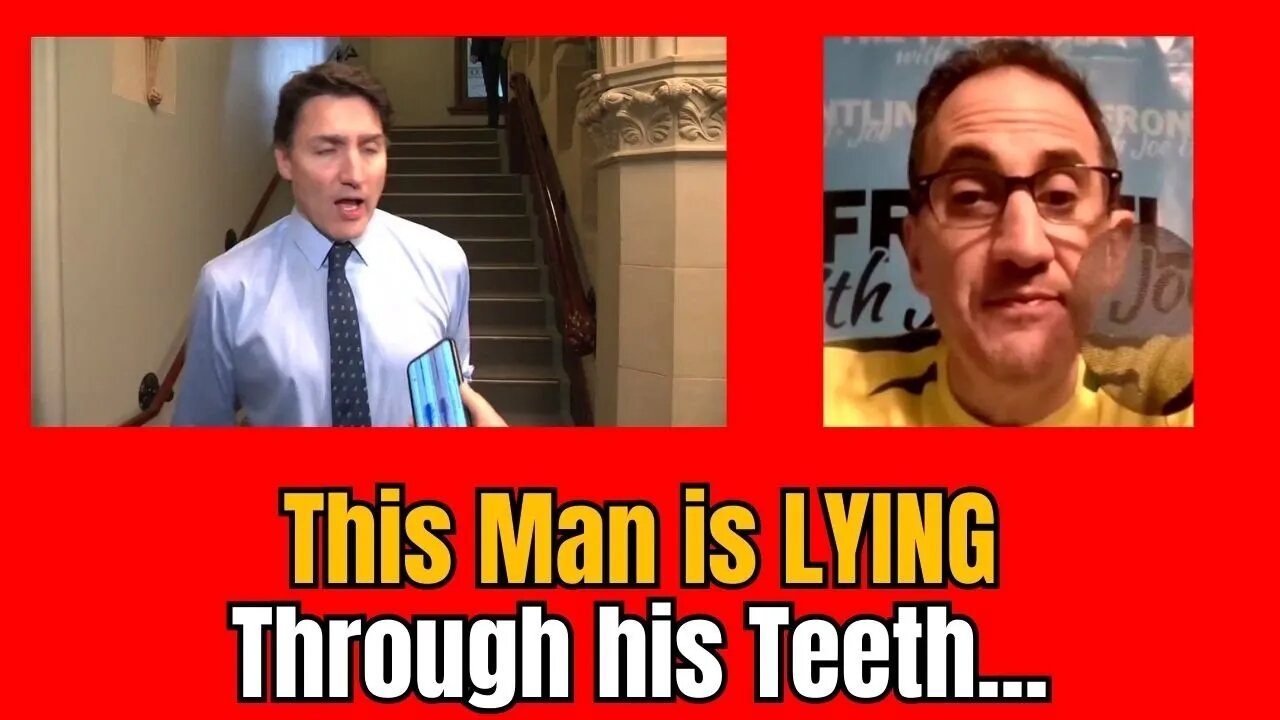 He is LYING Through His Teeth...