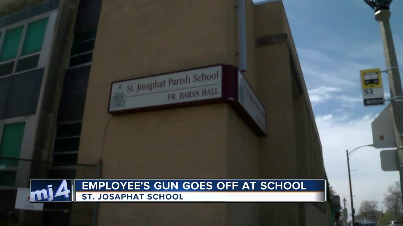 10-year-old bruised after gun goes off in school, employee arrested