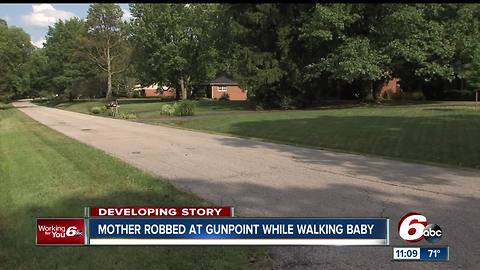 Mother held at gunpoint while walking with 7-month-old on Indy’s north side