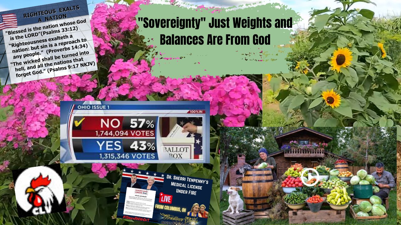 Edited "Sovereignty" Just Weights and Balances Are From God