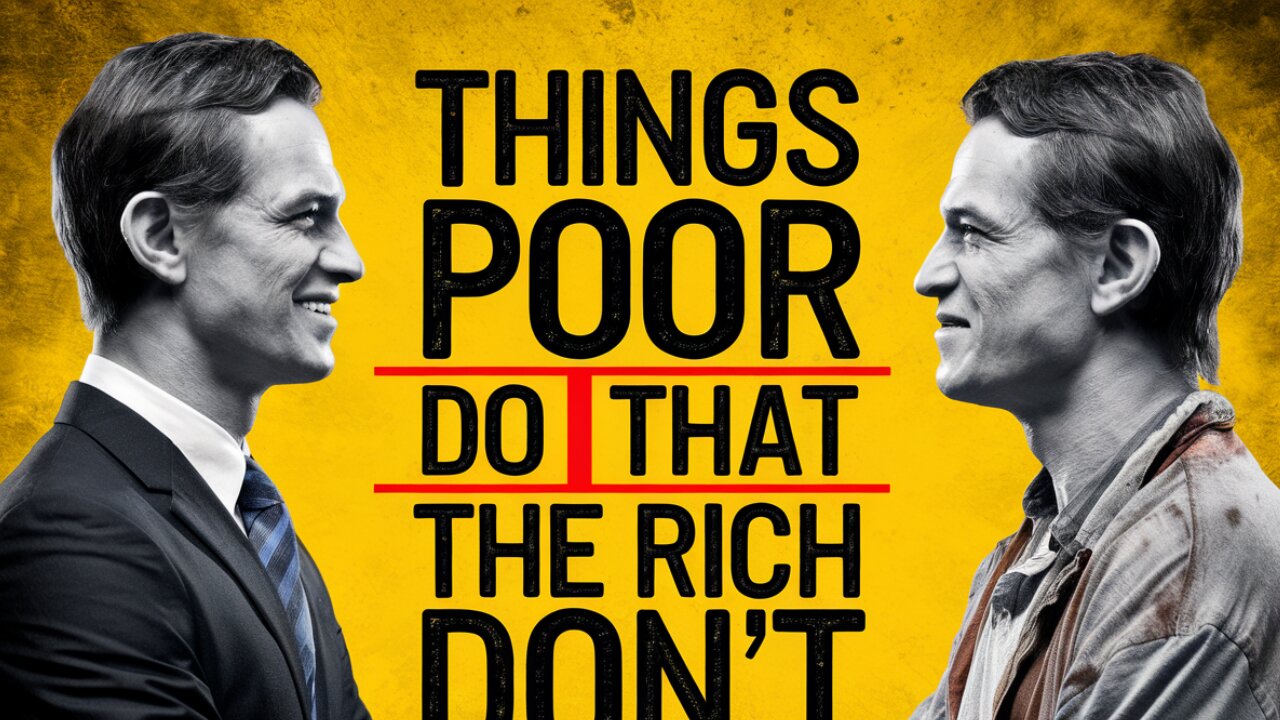 15 Things Poor People Do That The Rich Dont