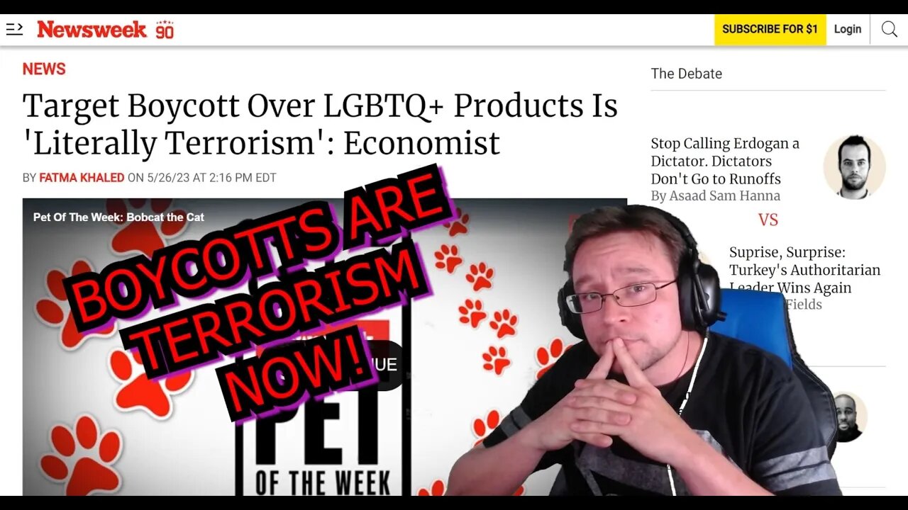 Boycotts Are Now Terrorism