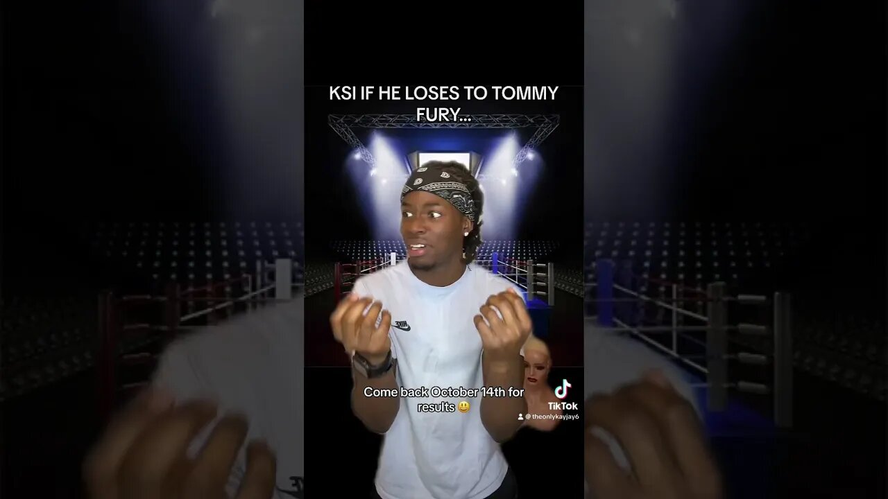 Bros gonna be complaining ðŸ˜ðŸ˜ #ksi #tommyfury #jakepaul #ksivstommyfury #loganpaul