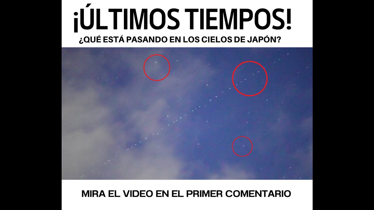 ¿QUÉ ESTA PASANDO POR LOS CIELOS DE JAPÓN?