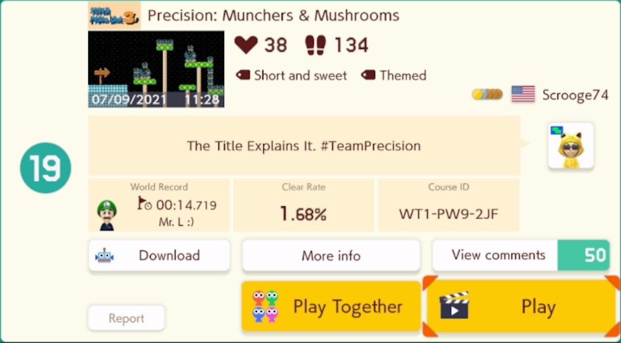 Precision: Munchers and Mushrooms - Scrooge74
