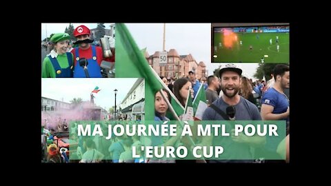 Euro Cup Victoire de l'Italie et défiler dans les rues de Mtl