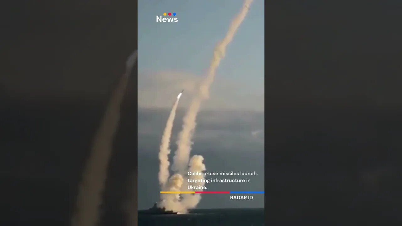 Calibr cruise missiles launch, targeting infrastructure in Ukraine