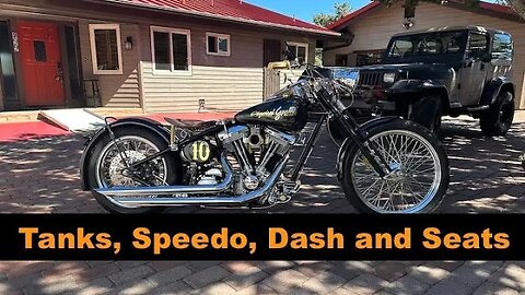 Tanks, Speedo, Dash and Seats (Chopper Build Part 33)