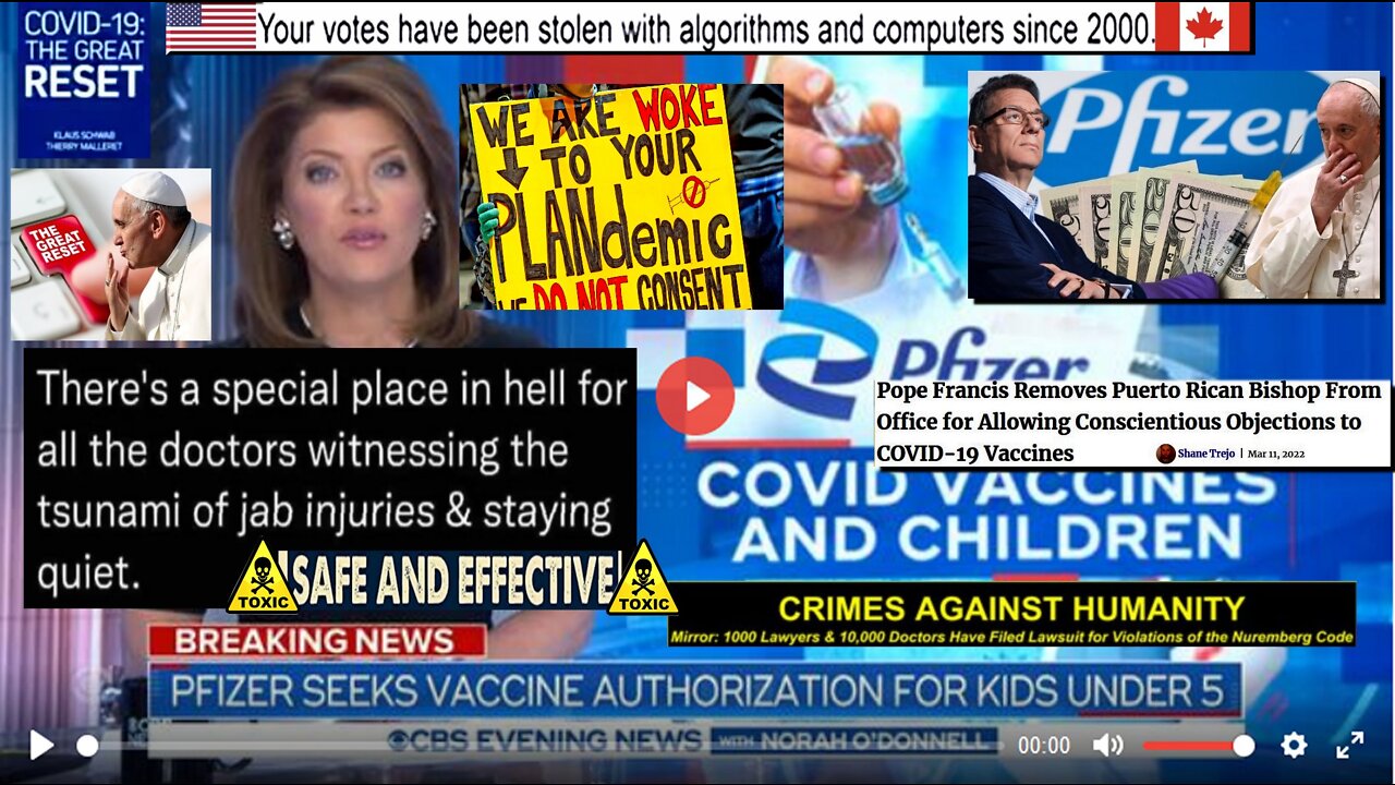 WARNING!! - Pfizer submits COVID shot for children under 5 for FDA authorization