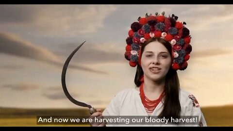 Graphic acted propaganda video from Ukrainian ultranationalists warns of bloody harvest