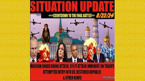 SITUATION UPDATE 8/22/24 - Moscow Under Attack, Un Troops, Ff Warning