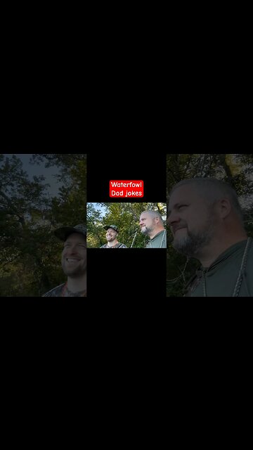 Waterfowl dad jokes from the blind. #waterfowling #hunting #shorts #dadjokes