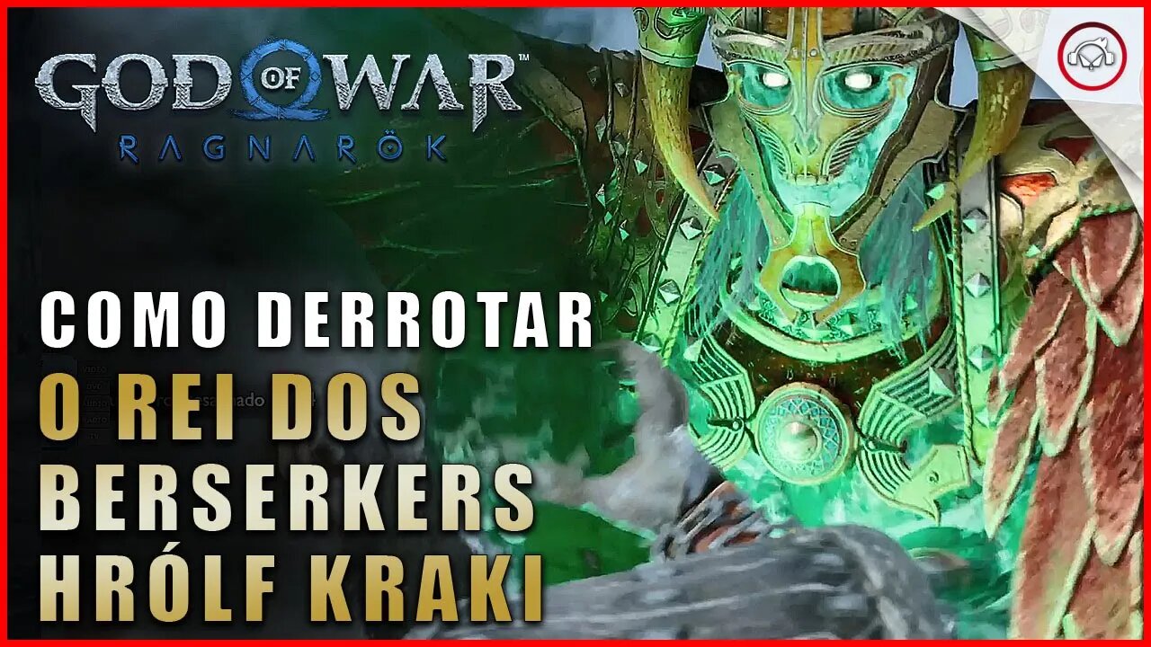 God of war Ragnarok, Como derrotar o Rei Berserker Hrólf Kraki | Super dica