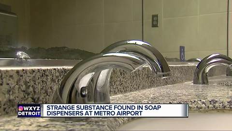 Metro Airport investigating 'unusual substance' found in bathroom soap