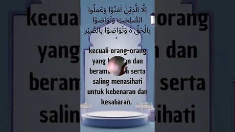 sesungguhnya Manusia berada dalam kerugian