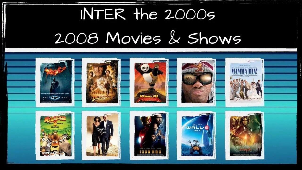 Inter the 2000s!: 2008 Films & Shows! (Live Podcast)