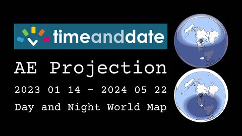 Time and Date AE Projection Day and Night World Map
