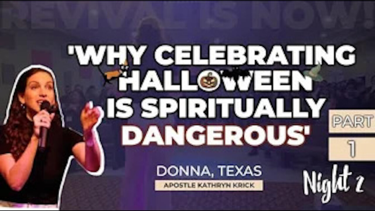 Revival in Donna TX Night 2 Pt 1 'Why celebrating Halloween is spiritually dangerous'