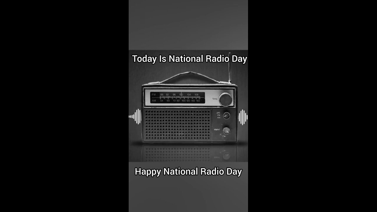 Radio Is A First Electronic Device Audio Leasning To All So Radio Lover Today is National Radio Day