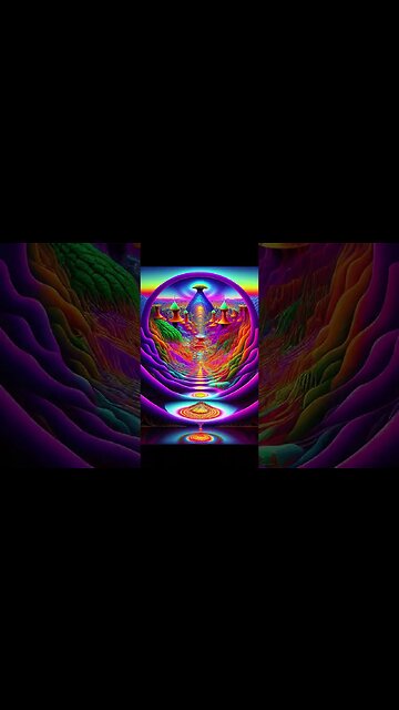 Psychedelic Mushroom🍄PT6 Palace art#shorts