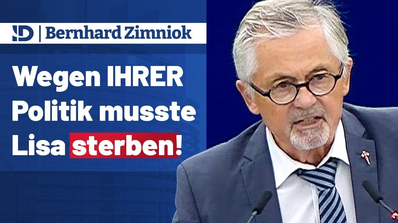 MdEP 𝐁𝐞𝐫𝐧𝐡𝐚𝐫𝐝 𝐙𝐢𝐦𝐧𝐢𝐨𝐤 ▶️ Wegen IHRER Politik musste Lisa S. sterben!🙈