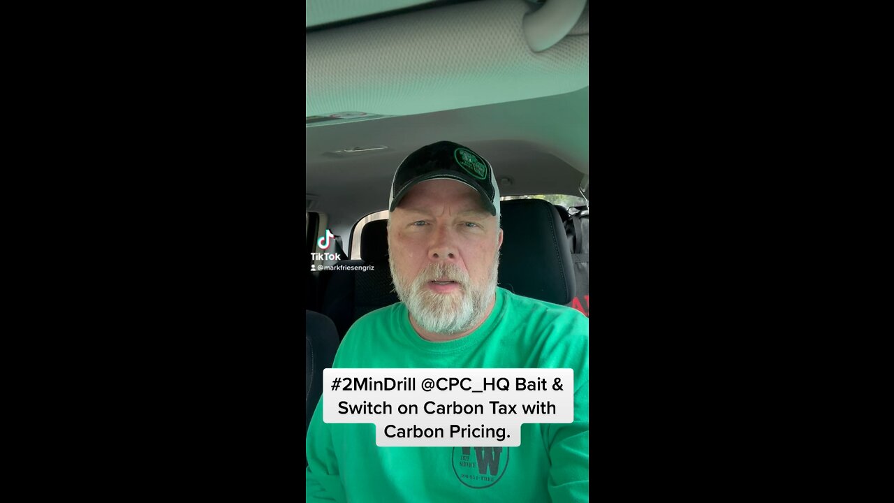 #2MinDrill @CPC_HQ Bait & Switch on Carbon Tax with Carbon Pricing.