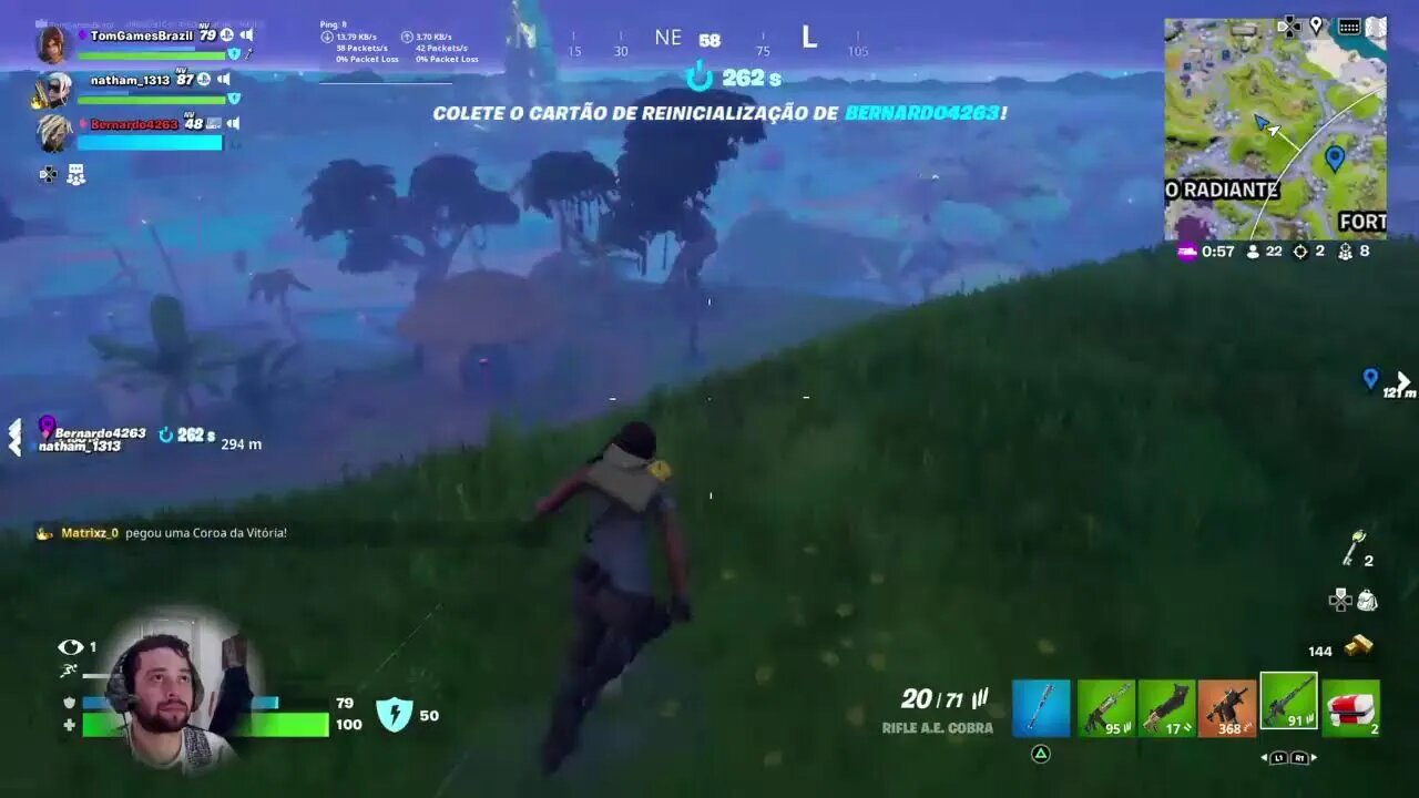 Ao Vivo Fortnite com os inscritos.. Vem Vitória