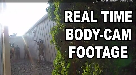 FULL RAW BODY-CAM FOOTAGE OF TRUMP ASSASSINATION ATTEMPT
