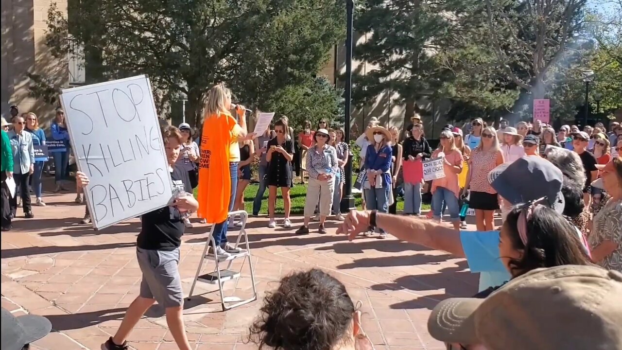 Counter Protesting Pro Abortion Karens in Boulder CO