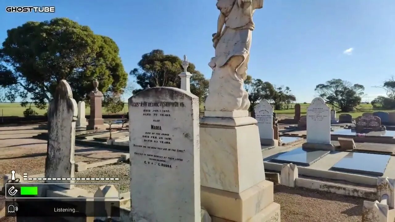 The spirits are chatty at Green Plains West Cemetery in Paskerville