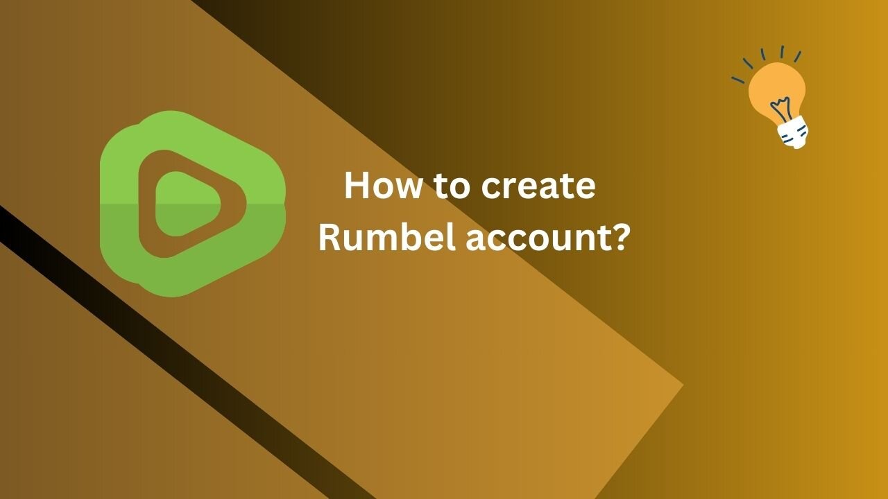 How to create Rumbel account?