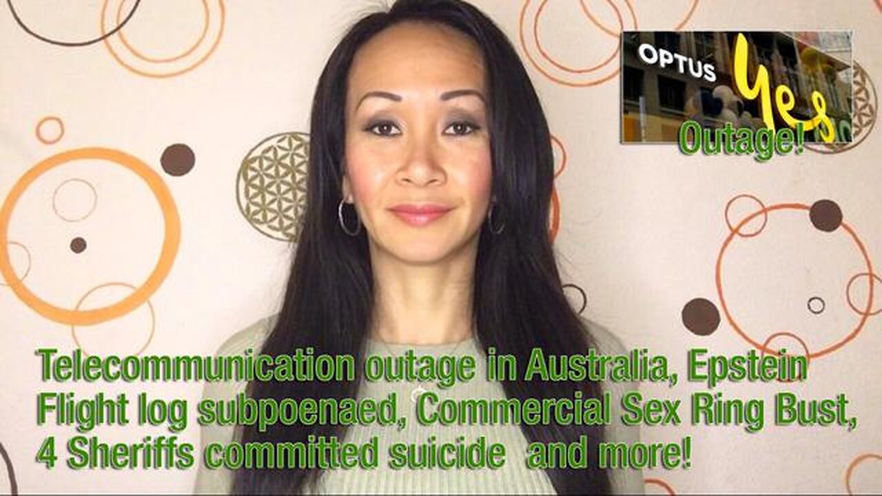 Telecommunication outage in Australia, Epstein Flight log subpoenaed, Commercial Sex Ring Bust and more!