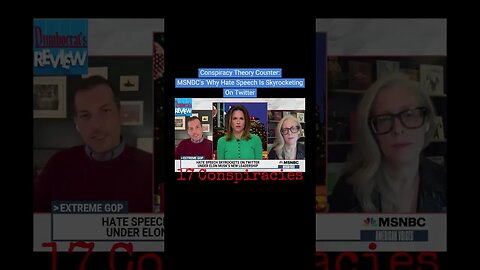 #Conspiracy #Theory #Counter: #MSNBC's 'Why #Hate #Speech Is Skyrocketing On #Twitter'