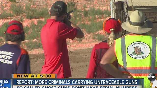 Report: More criminals carrying untraceable guns