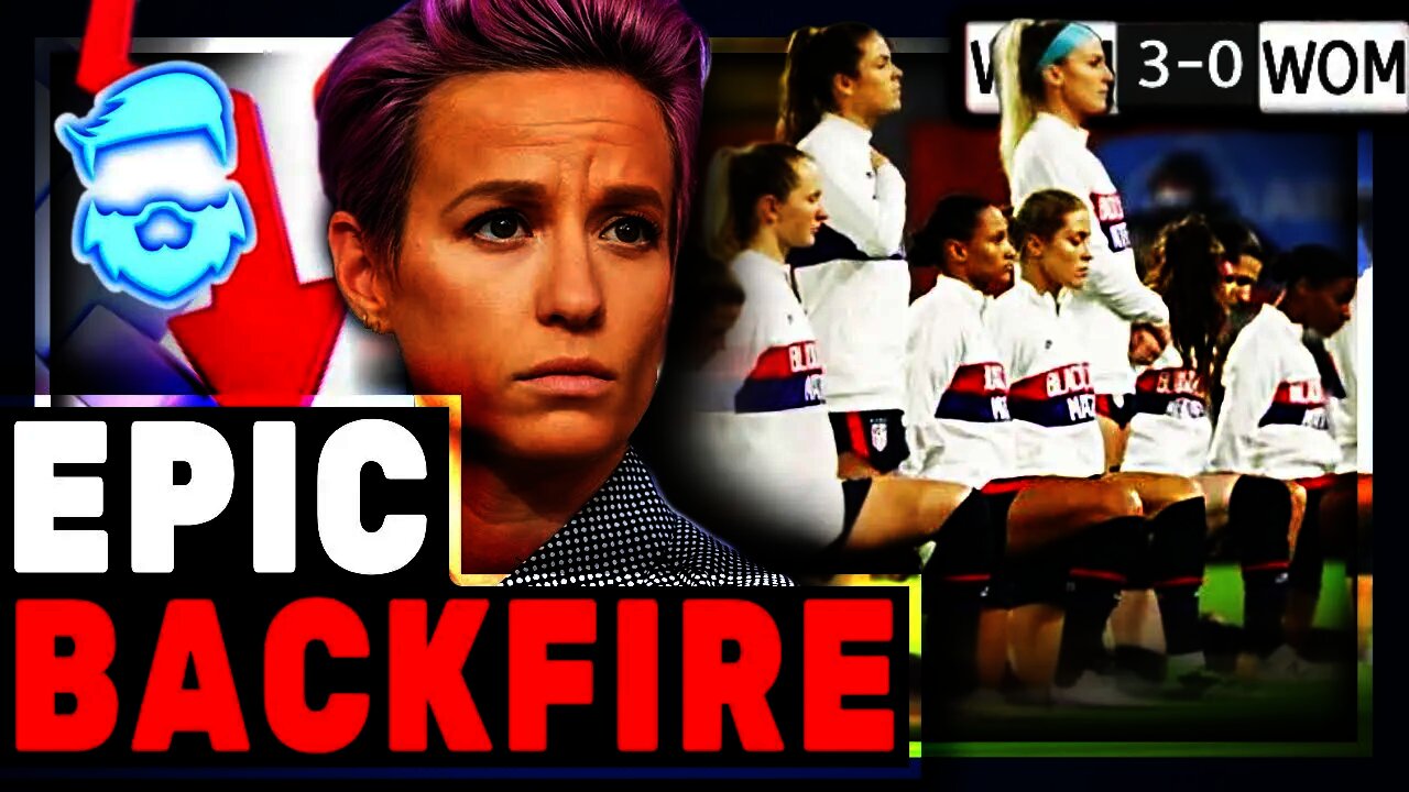 Instant Karma US Soccer Team KNEELS For BLM & LOSES Olympic Match Breaks Streak Of 44 Straight Wins