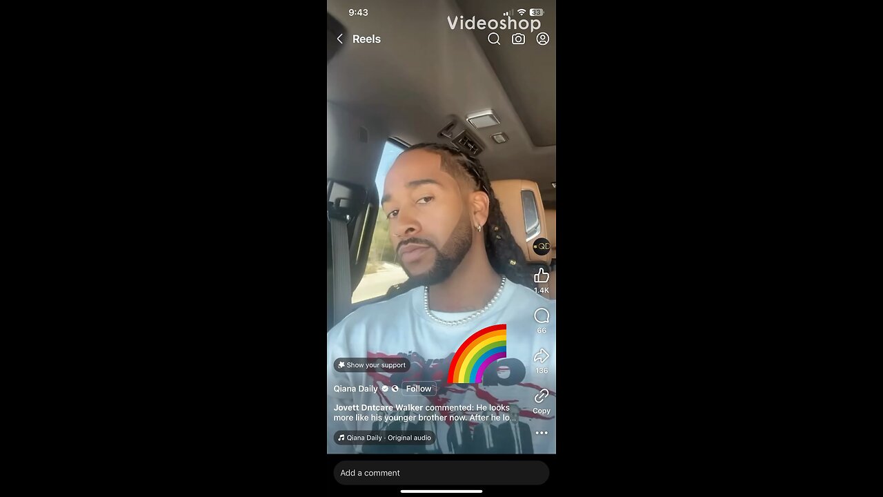 Omarion looking extra zesty 🌈 after hair did😂😂