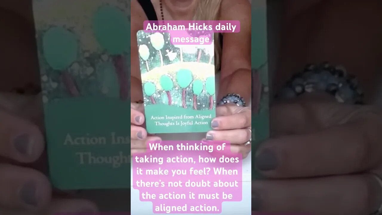 Abraham Hicks Daily Message #abrahamhicks #lawofattraction #shorts #alignment #action