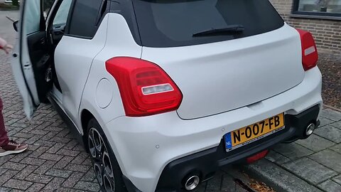 ZC33S cold start last time on standard ride height + stock exhaust system Suzuki Swift Sport Hybrid